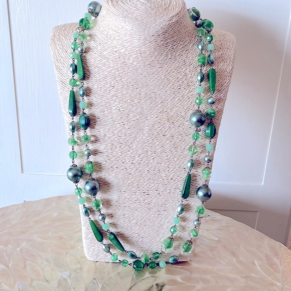 Vintage German Beaded Necklace